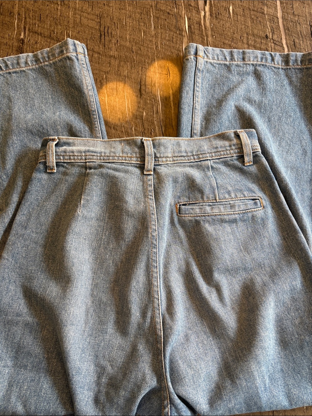 Caron Callahan Andes Pant in Washed 70s Light Blue Wide-Leg Trouser Jeans ($355) - Picture 12 of 12